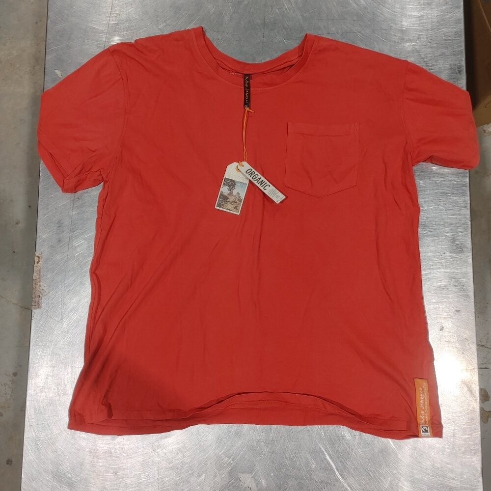 Brand New Nudie Jeans Round Neck Red Organic T-Shirt Size XXL